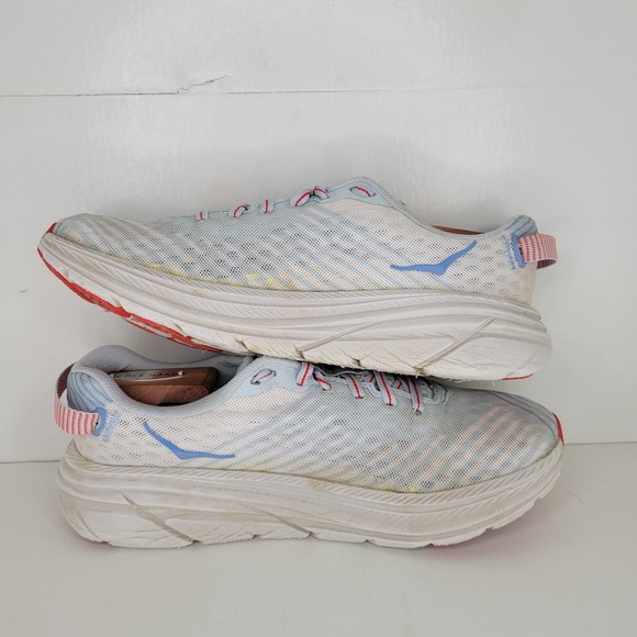 Hoka One One Womens Gray Blue Rincon 1102875 PAPB Running Shoes Sz 8.5 Sneakers - Picture 7 of 7